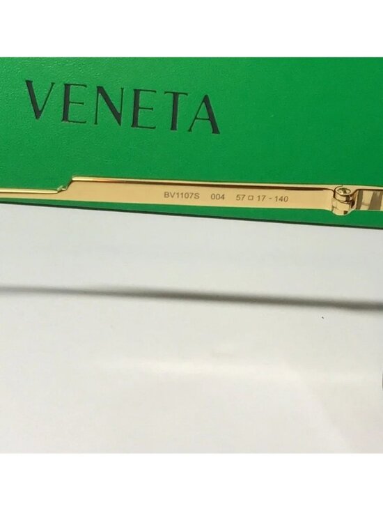 New Authentic Bottega Veneta Gold and Gray Sunglasses BV1107S 004 main image 7